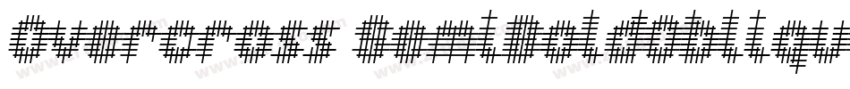 Overcross SemiBoldOblique字体转换
